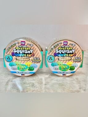 Viral Mystery Squishy Dumpling Tie Dye Edition New SEALED RMS BUNDLE SET OF 2!